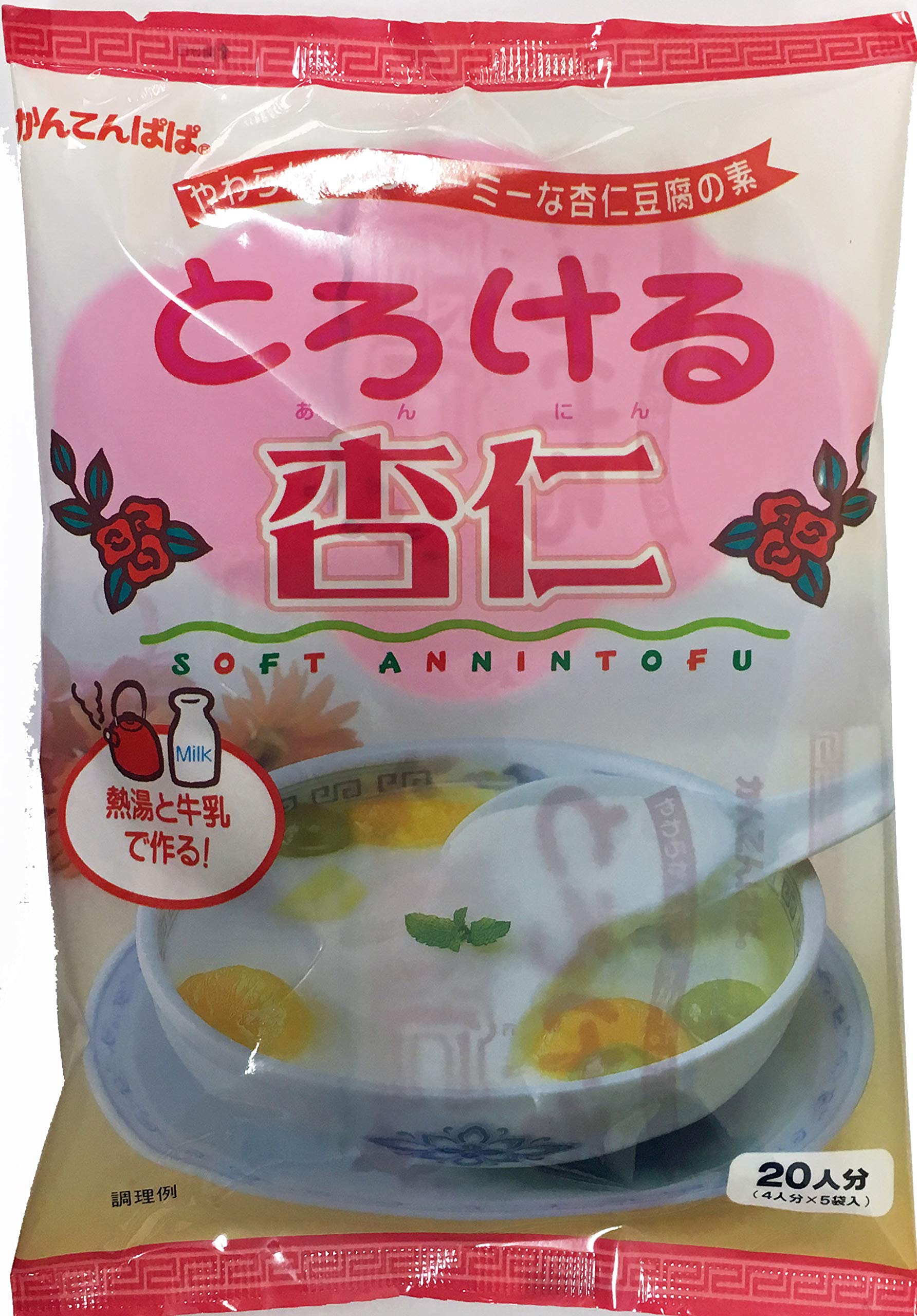 kantenpapa Torokeru Anren (Anren Tofu Mix 60gX5) Syrup Not Included