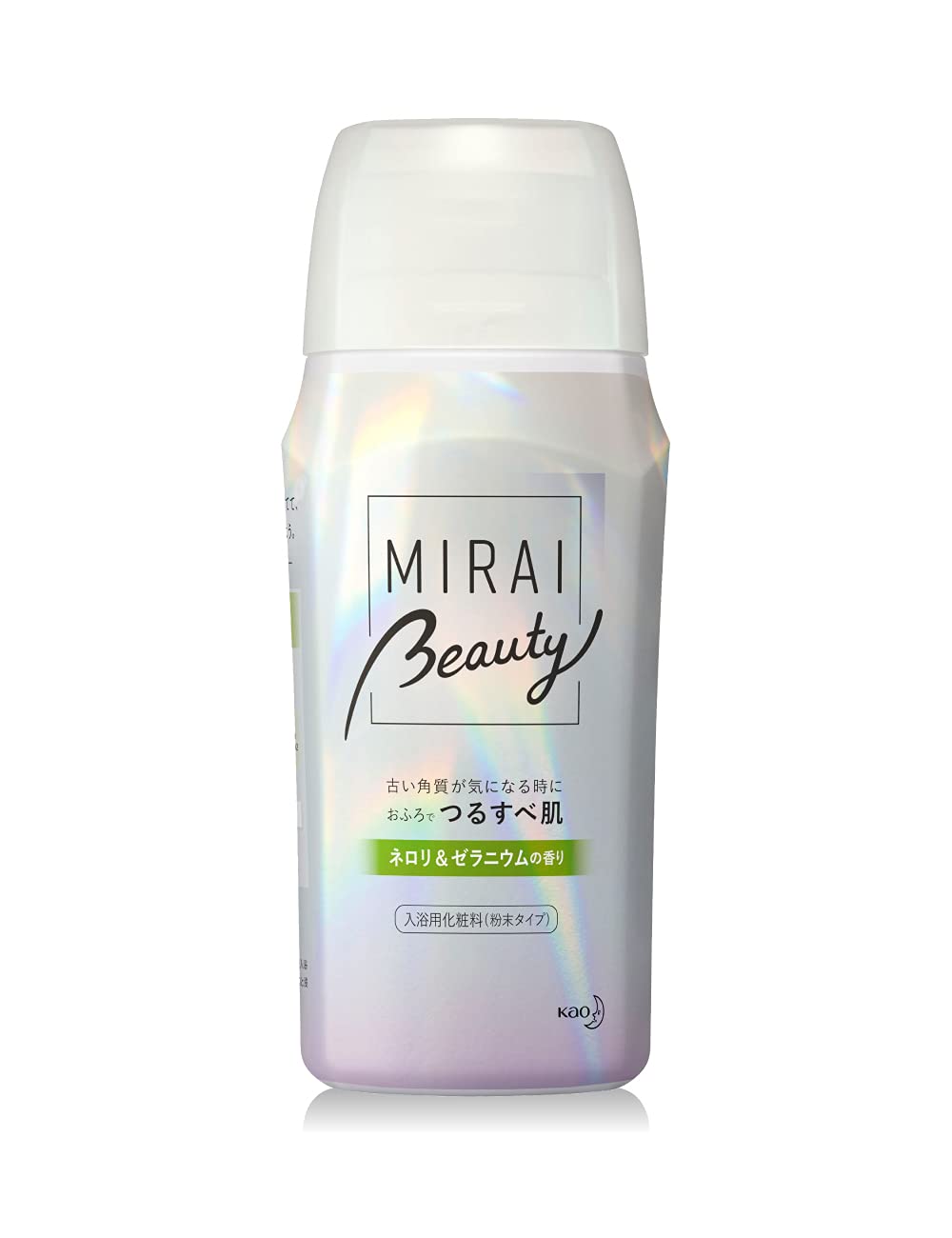 Bub Kao MIRAI Beauty Bath Powder, Neroli & Geranium Scent, 21.3 oz (600 g), Bath Cosmetics, Dead Skin Care Neroli 600 g (x 1)