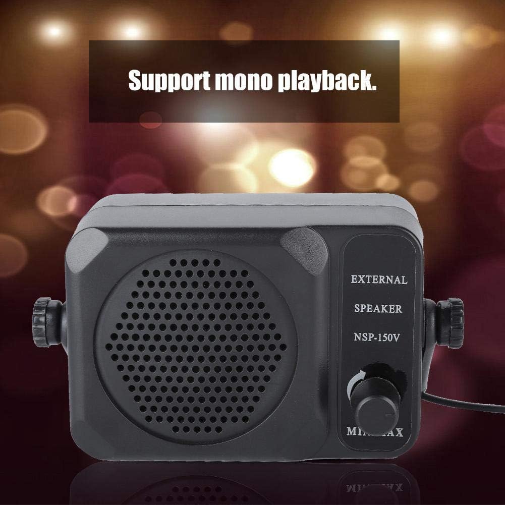 Внешний динамик Vbestlife Yaesu Kenwood ICOM FT-7800R FT-8900R TM261 для автомобильного мобильного радиоприемника с регулируемой громкостью и поддержкой монофонического воспроизведения [гарантия качества производителя], фото 4