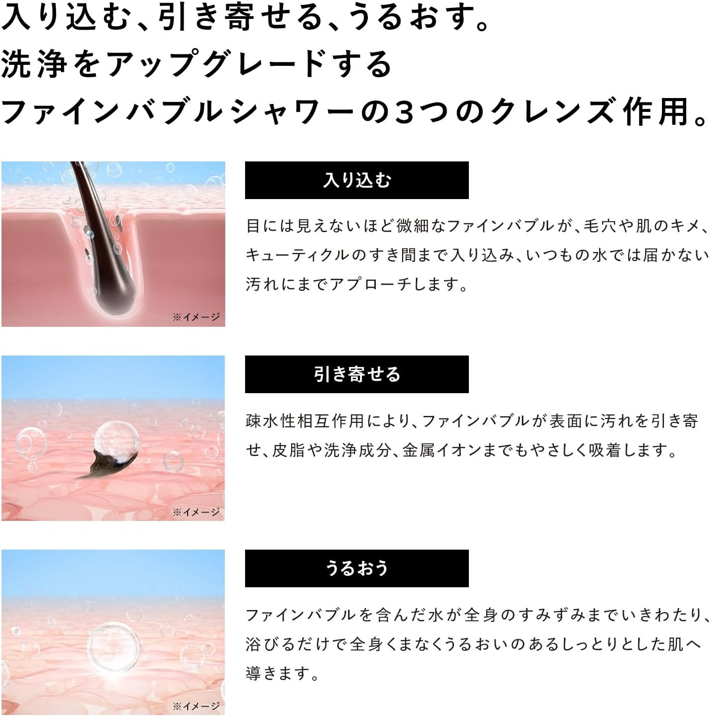 ◆Новый цвет ◆ [Официальный магазин ограничен] Refa FINE BUBBLE U+ / ReFa FINE BUBBLE U+ и набор для покупок (M фиолетовый) Модель Water stop Модель M фиолетовый water stop, фото 7