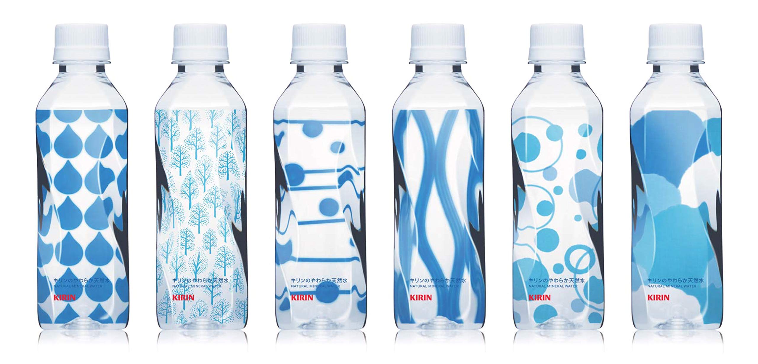 Kirin Beverage Soft Natural Water, 10.5 fl oz (310 ml), 30 Bottles, Made in Japan, Mineral Water, PET Bottle, Soft Water 310 ml Label included