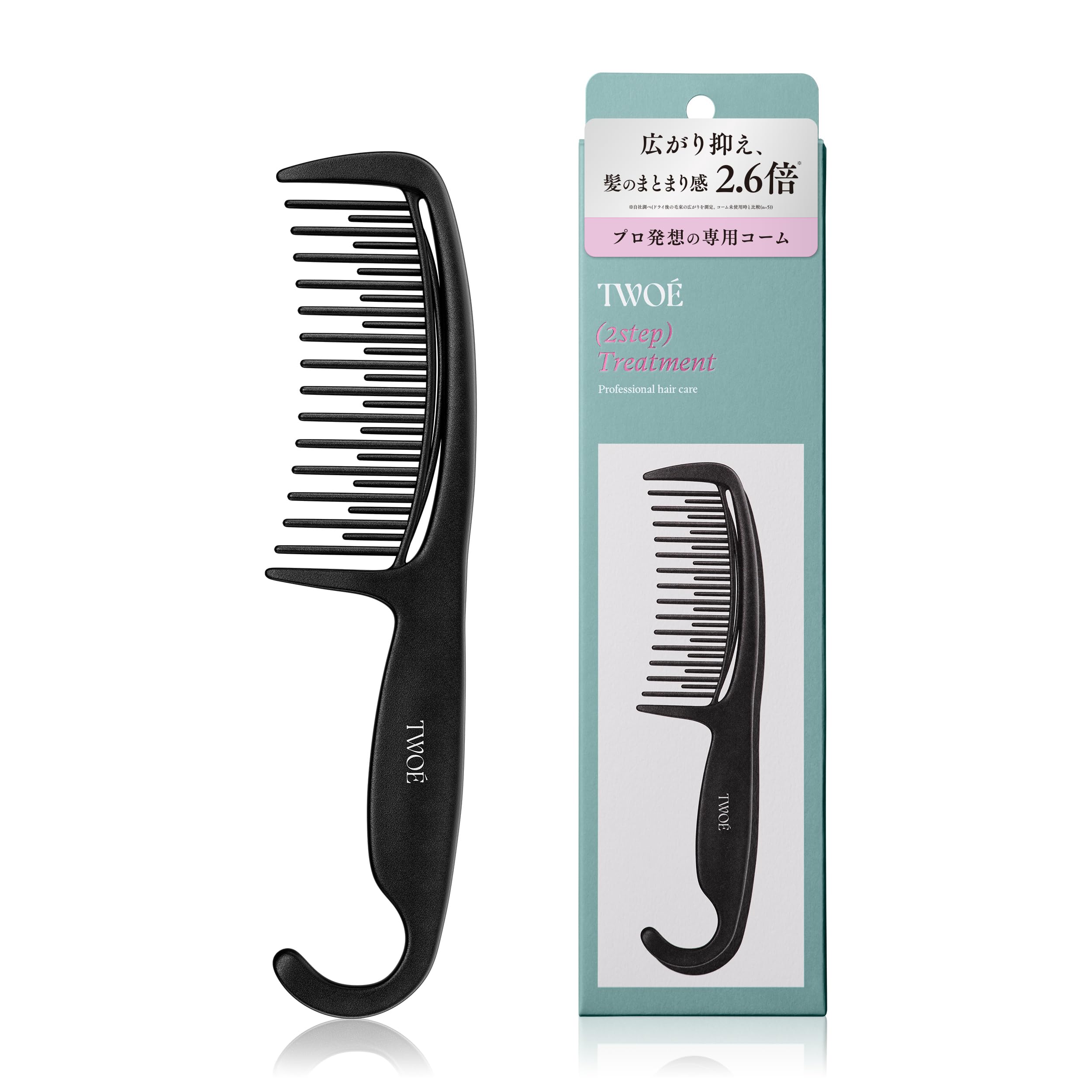 TWOÉ TWOE Treatment Comb, Professional Designed, Spread Control, Hair Clumping, Treatment, Evenly Penetrating Inbus Exclusive Comb