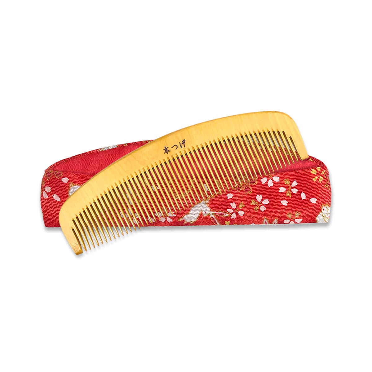 Genuine Boxwood High-Quality Finish 4.5 Sun Combing Comb with Case (Color and Pattern at Our Choice) Camellia Oil Finish Anti-Static Made in Japan Comb Boxwood Comb High-Quality Finish (4.5 Sun/5.4 Premium Quality Book Holder 4.5