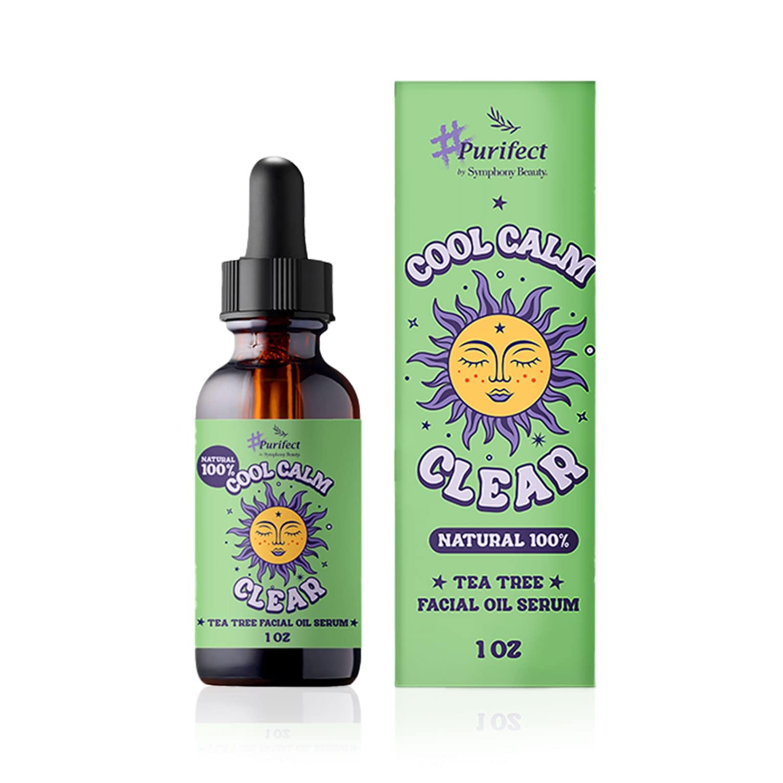 Purifect Purifect Facial Serum T Serum, 1.0 fl oz (30 ml), Oil Serum, Intensive Skin Care, Roughness and Wrinkles Prevention, Tea Tree Leaf Oil, Synthetic Coloring Free, Symphony Beauty Co., Ltd ティーツリー