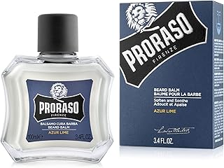PRORASO (ポロラーソ) ビアードバーム アズール・ライム 髭用クリーム アフターシェーブ フェイスクリーム スキンケア イタリア製 100mL