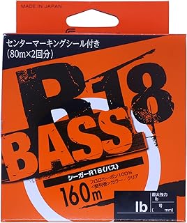 シーガー(Seaguar) ライン シーガー R18 バス 160m 12lb 透明