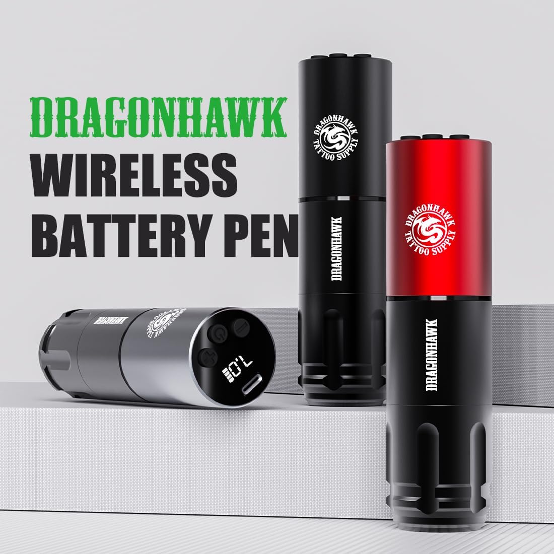 Описание:Набор для начинающих татуировщиков Dragonhawk A1,Беспроводной набор для ручного татуировочного пистолета Full Pro,Игла для картриджной тату-машинки, фото 6