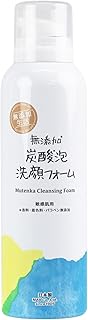 無添加 炭酸泡洗顔フォーム 150g 敏感肌用 濃密泡 スキンケア クレンジング 炭酸泡パック 保湿 肌荒れ防止 日本製 香料着色料不使用 パラベンフリー
