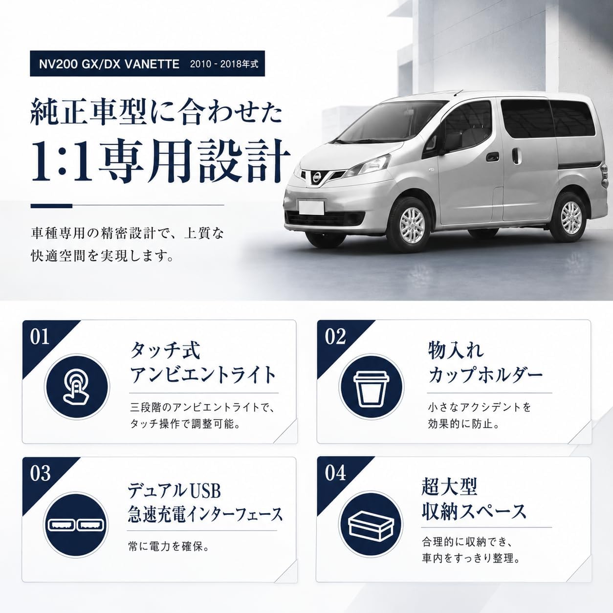 Система NV200 barnett M20 консольный бокс, подлокотник, USB-порт со светодиодной подсветкой, подстаканник для хранения мелких предметов, фото 9