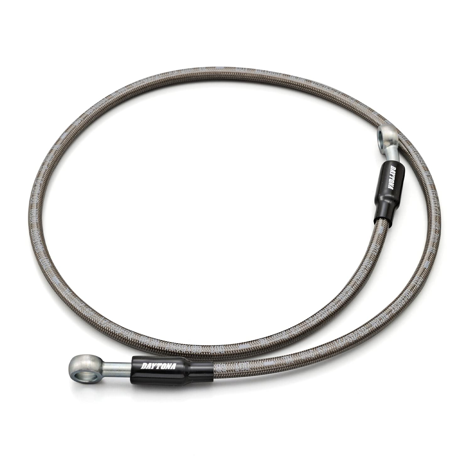 Daytona 60576 Brake Hose, Clutch Hose, Motorcycle, Stainless Mesh, Banjo Adapter Included, Nichirin, High Spec Line, Twistless, 35.4 inches (900 mm) No Twist 900mm