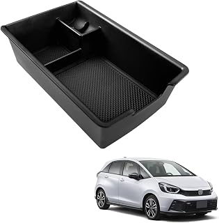 HUAHAO 新型 ホンダ フィット 2022.10~専用 アームレストボックス HONDA FIT センターコンソール コンソールボックス コンソールトレイ フィット専用 フィット アクセサリー ABS素材 小物入れ 車 収納ボックス ガタガタ音なし 内装パーツ カスタムパーツ