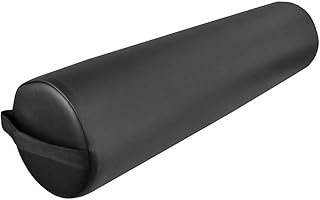 6" Diameter Deluxe Oversized Massage Table 25" Full Bolster - Black Charcoal