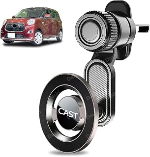 キャスト 車載ホルダー ダイハツ キャスト LA250S LA260S とう全車種対応 magsafe式 吹き出し口フック 片手操作 車 スマホホルダー 車 携帯ホルダー エアコン吹き出し口対応 自由度高い 取り付け簡単 iPhone&Android多機種対応（CAST）