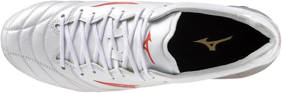 Футбольные бутсы MIZUNO Monarcida NEO 3 ELITE, унисекс, для взрослых, широкие, лёгкие, 26,0 см, 2E, бело-красные, фото 4