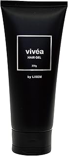 【LISEMプロデュース】vivea ヴィヴェア ヘアジェル 200g 男女兼用 濡れ髪仕上げ ハードタイプ 自然なツヤ スタイリング崩れ防止《Life is short enjoy more》