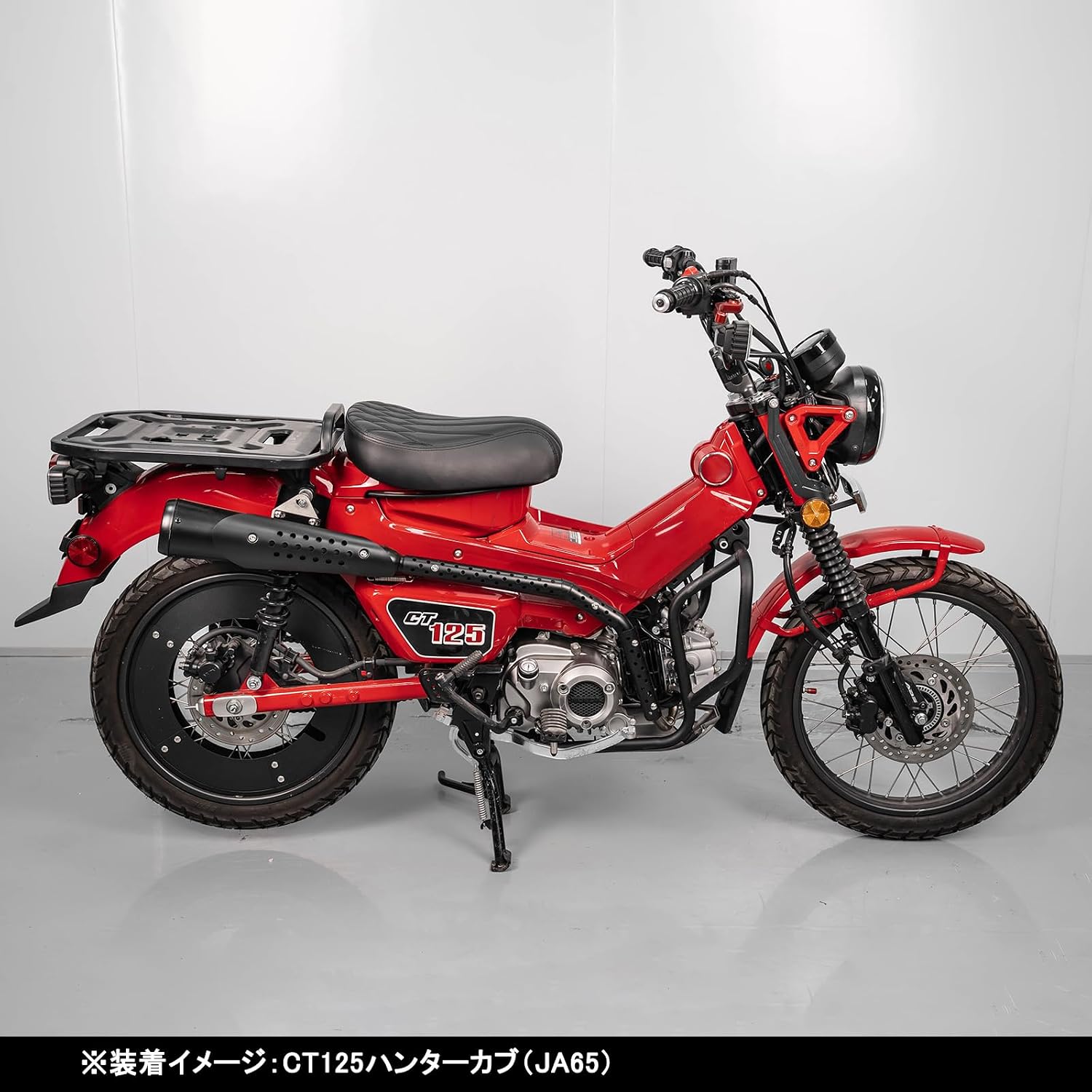 Стабилизатор рулевой тяги HI-LINE CT125 Hunter Turnip с алюминиевым основанием, изготовленный на заказ, внешний вид с инструкцией по эксплуатации на японском языке (черный), фото 6