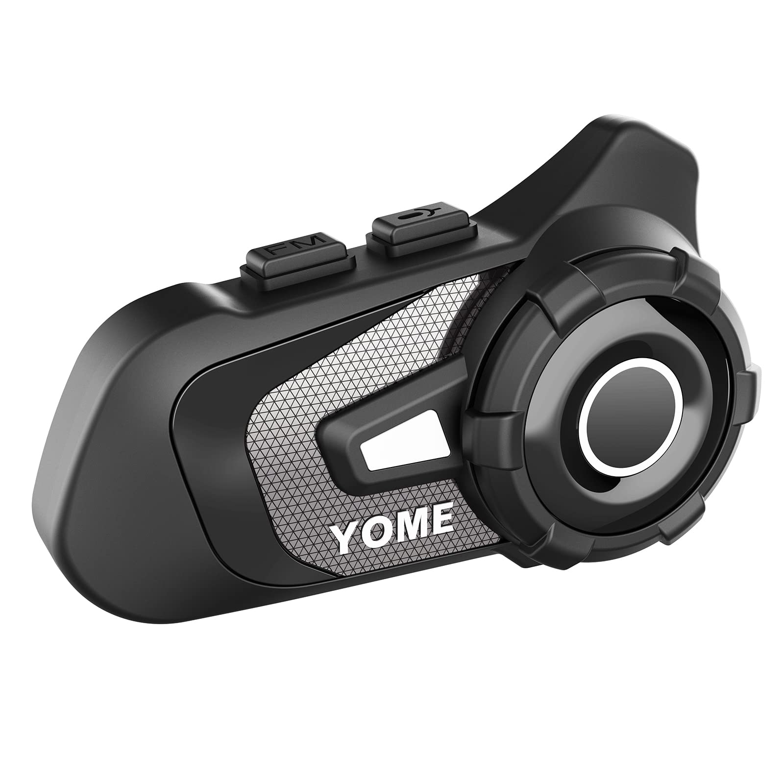 YOME Bike Intercom (Simultaneous Calls for Up to 10 People, 40 Hours of Continuous Usage) S2 Plus Intercom for Motorcycles, Transmission Distance, 2,000 m (2,000 m), Bluetooth 5.2, Bike Radio, Connects to Different Intercoms, Strong Compatibility, Automatic Communication, Japanese Voice Guidance, HI-FI Sound Quality, IP67 Waterproof, Helmet, Headset, Music Shared, Voice Assistant 2 Types of Microphone Techniques Compliant certified Japanese instruction manual (1 unit)