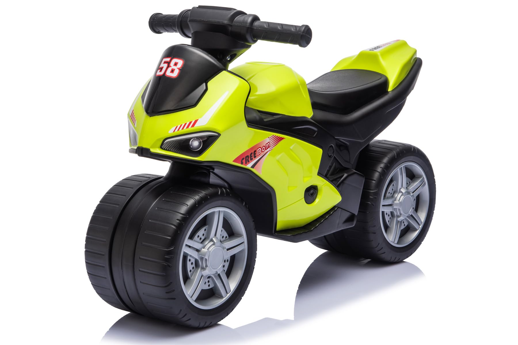 AIJYU TOYS Balance Bike, Training Bike, No Pedal, Children, Pedal, Ride-on Toy, Toy, Gift (Green)
