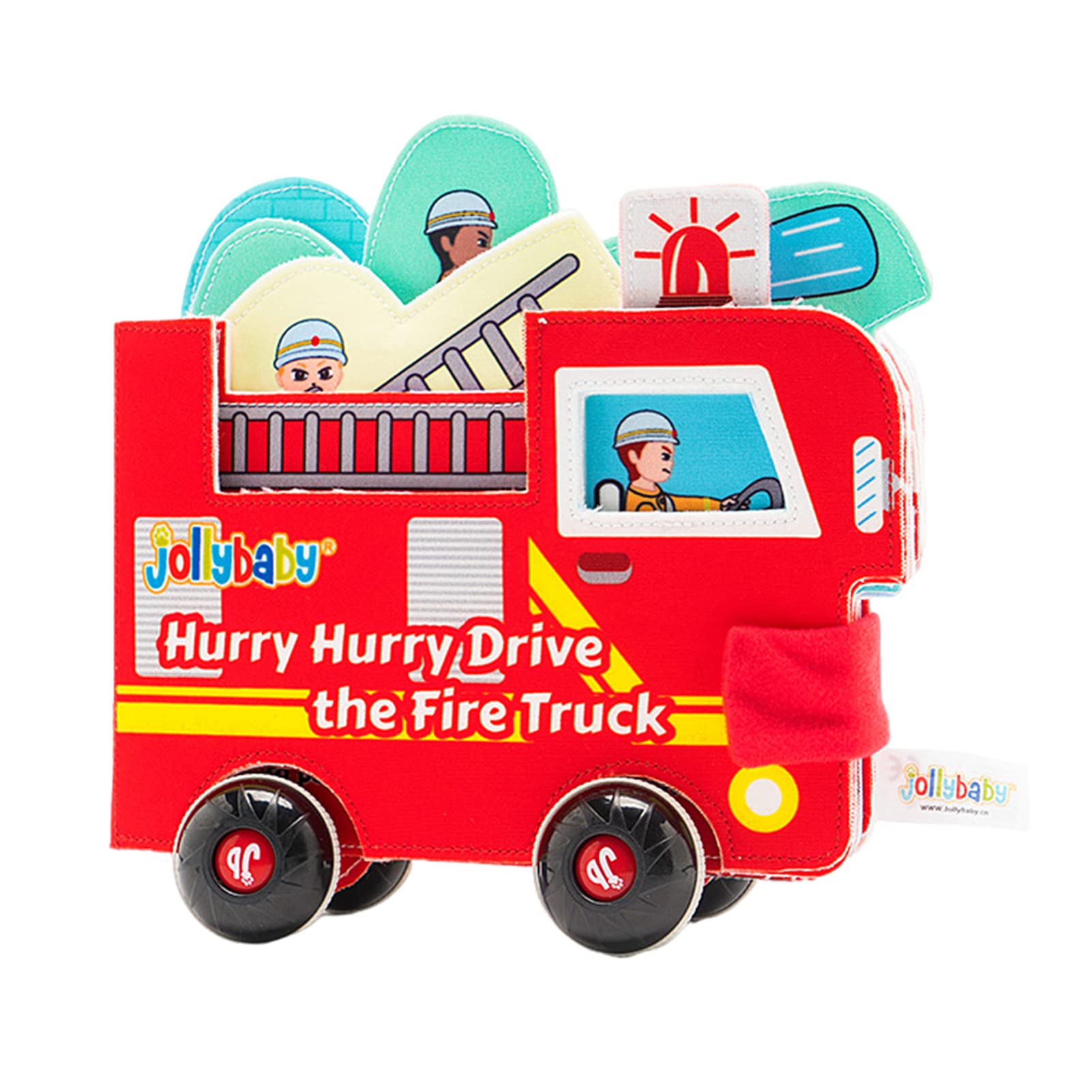 Cloth Books for Kids | Car Books, Sensual Books Stimulate Language Skills, Develop Sensory Skills, Know All Kinds of Cars, Stimulate Sensory Development fire