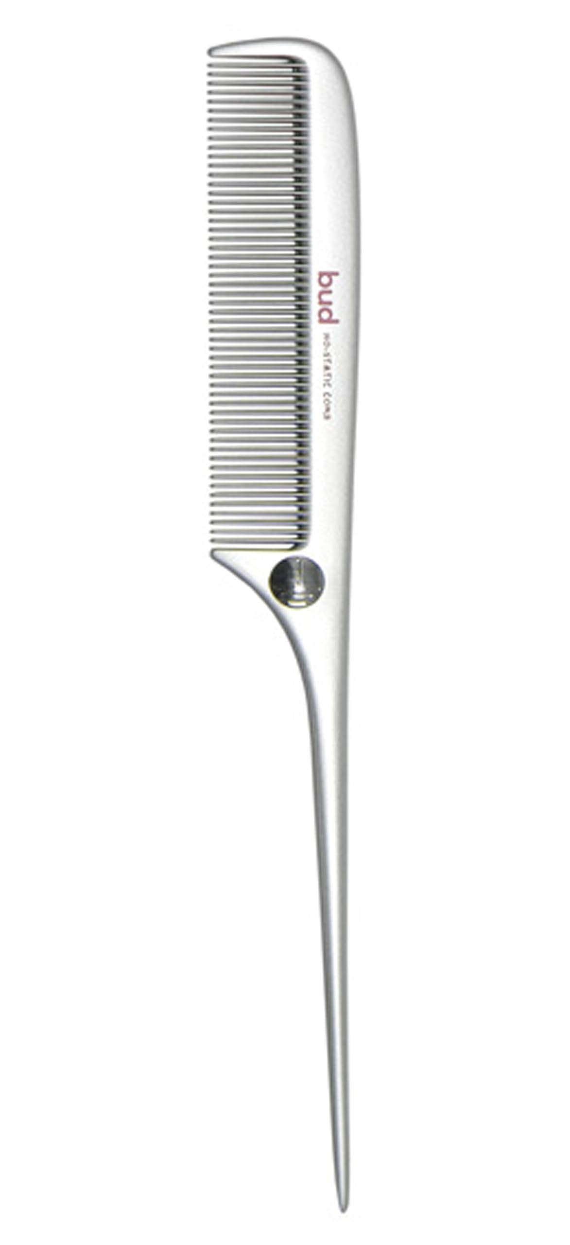 Ikemoto Brush Industry Bud Anti-Static Set Comb BD655, Made in Japan Silver