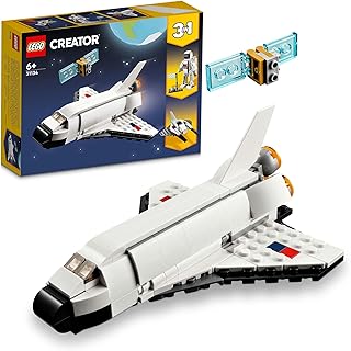 レゴ(LEGO) クリエイター スペースシャトル おもちゃ 玩具 誕生日 プレゼント ブロック 知育 男の子 女の子 子供 6歳 7歳 8歳 9歳 宇宙 乗り物 車 ミニカー 31134
