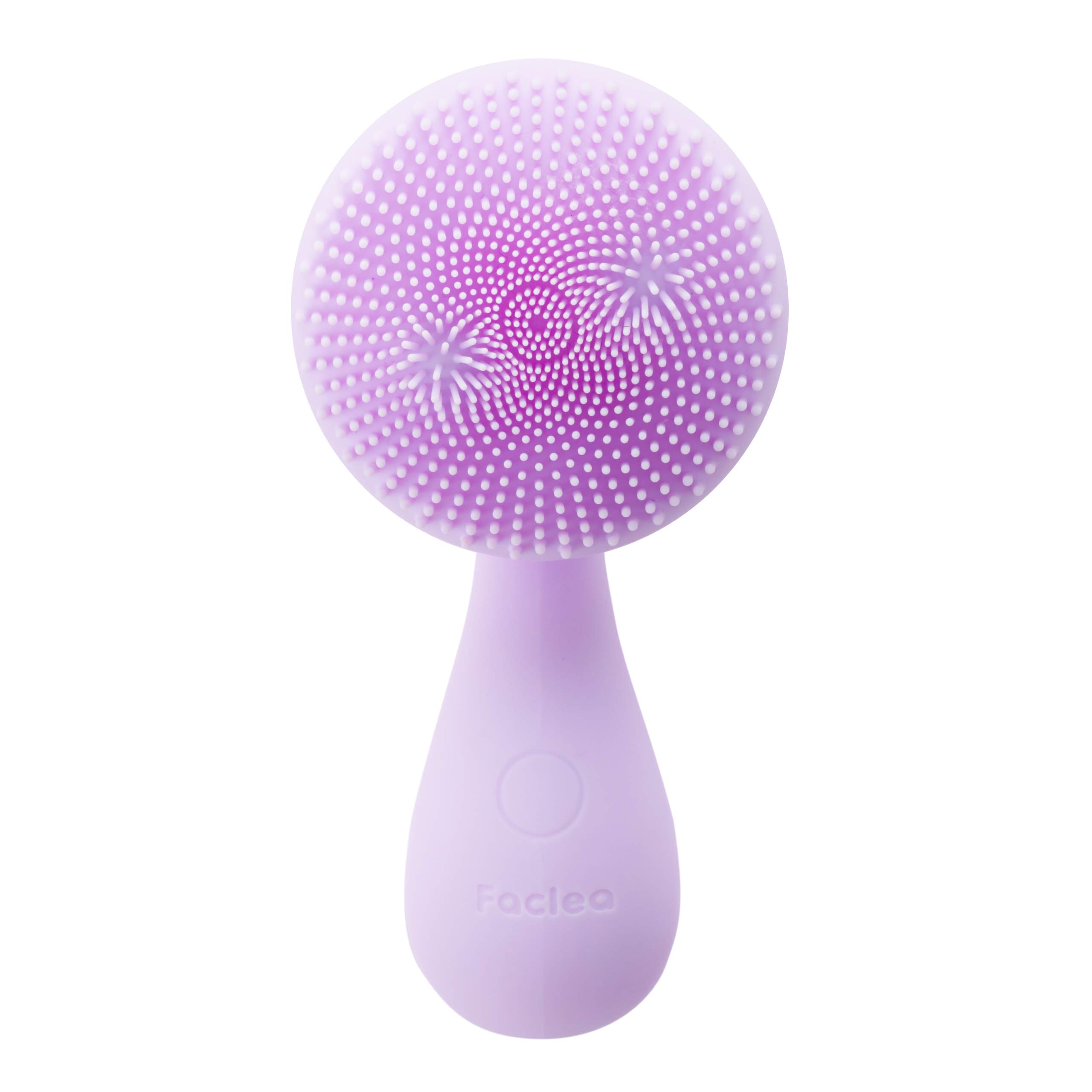 Clean your pores. Calos Beauty Technology, Faclea Electric Facial Cleansing Brush, Sound, Magnetic, Waterproof, Vegetable Silicone, Skin Friendly (Pastel Purple) Purple 約110 mm×53 mm×43 mm