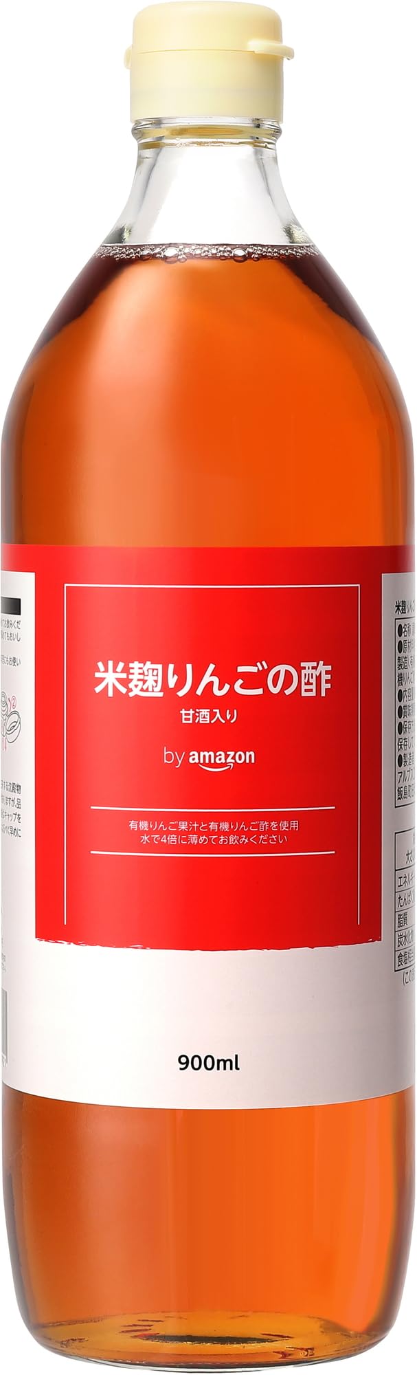by Amazon 米麹りんごの酢 900ml 900ミリリットル (x 1)