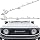 Jimny Sierra Nomad Suzuki Vehicle Type 20 / CR Курсивная эмблема Suzuki в ретро-стиле, прикрепленная классическим стилем по горизонтали 347 × по вертикали 42 × Курсив Suzuki, фото 2