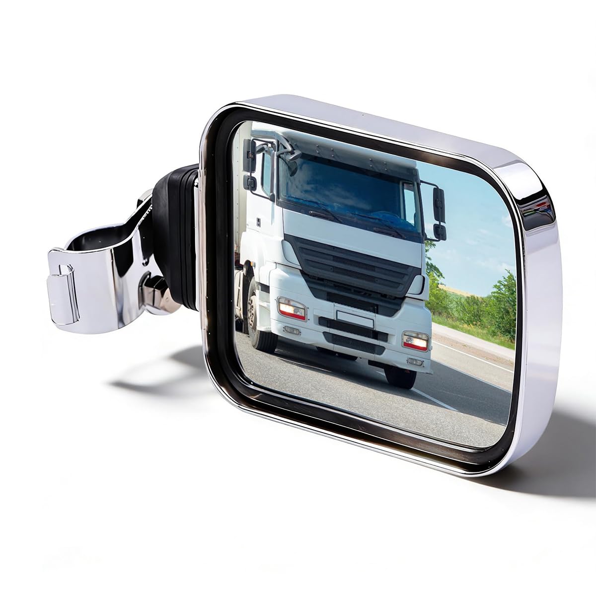 Truck Backshot Mirror for Trucks, Under Mirror, Side Mirror, Auxiliary Mirror, Parking Lane Change, Rear View Magnification, Reduce Blind Spot (1 Pack) Silver