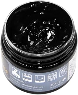 ノーブランド品 50ml 革用染料塗料液 レザー補修クリーム カラー 補修 キズ補修 補色用クリーム 靴 バッグ ジャケット ソファ 色あせ 革 レザー 着色 塗料 ソファーシート用 革縁塗料 補修塗料 合皮 レノベイティング 液状 (ブラック)