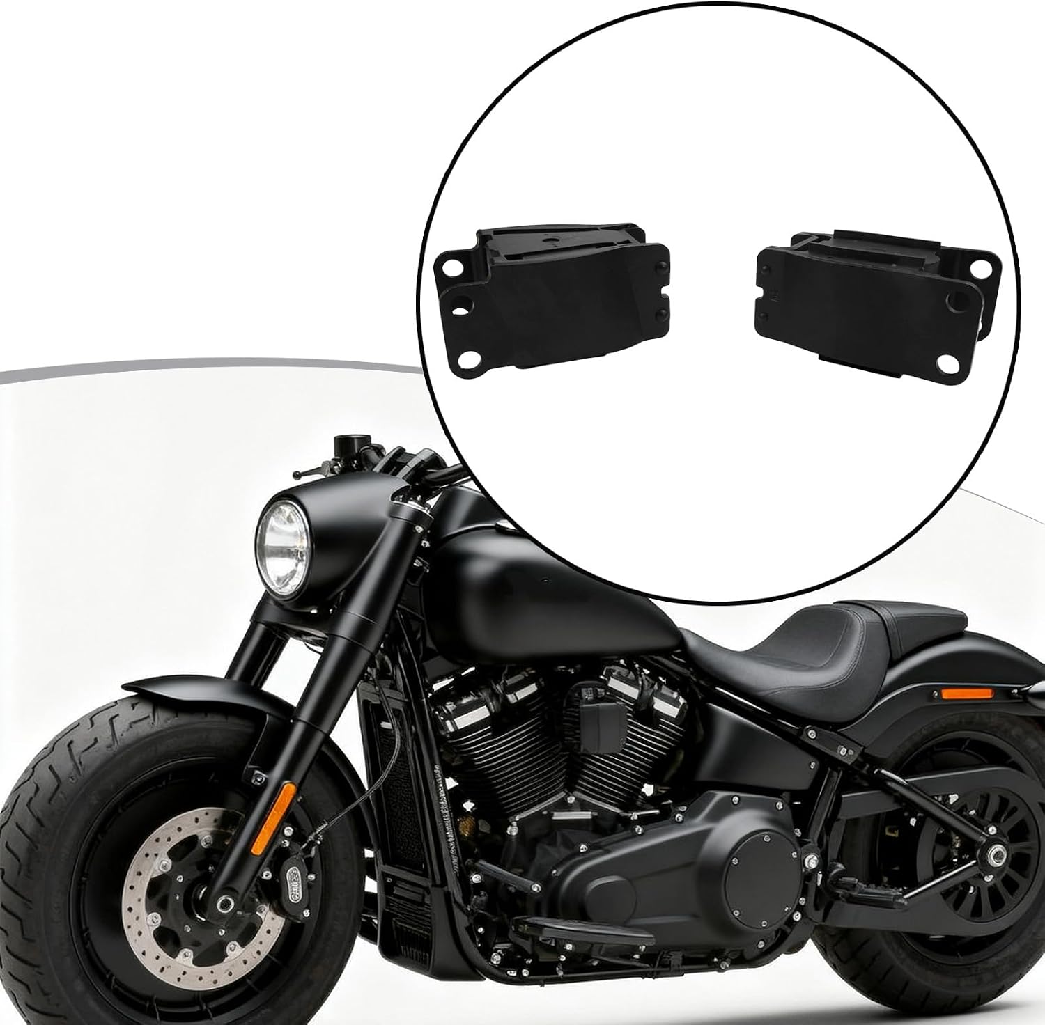Комплект крепления двигателя для Harley Dyna Super Glide Daytona Convertible Fat Bob FXDL Low Rider Street Bob FXD Wide Street FXDWG 1991-2017 Заменяет 47583-90B 47564-99 спереди и сзади, фото 5