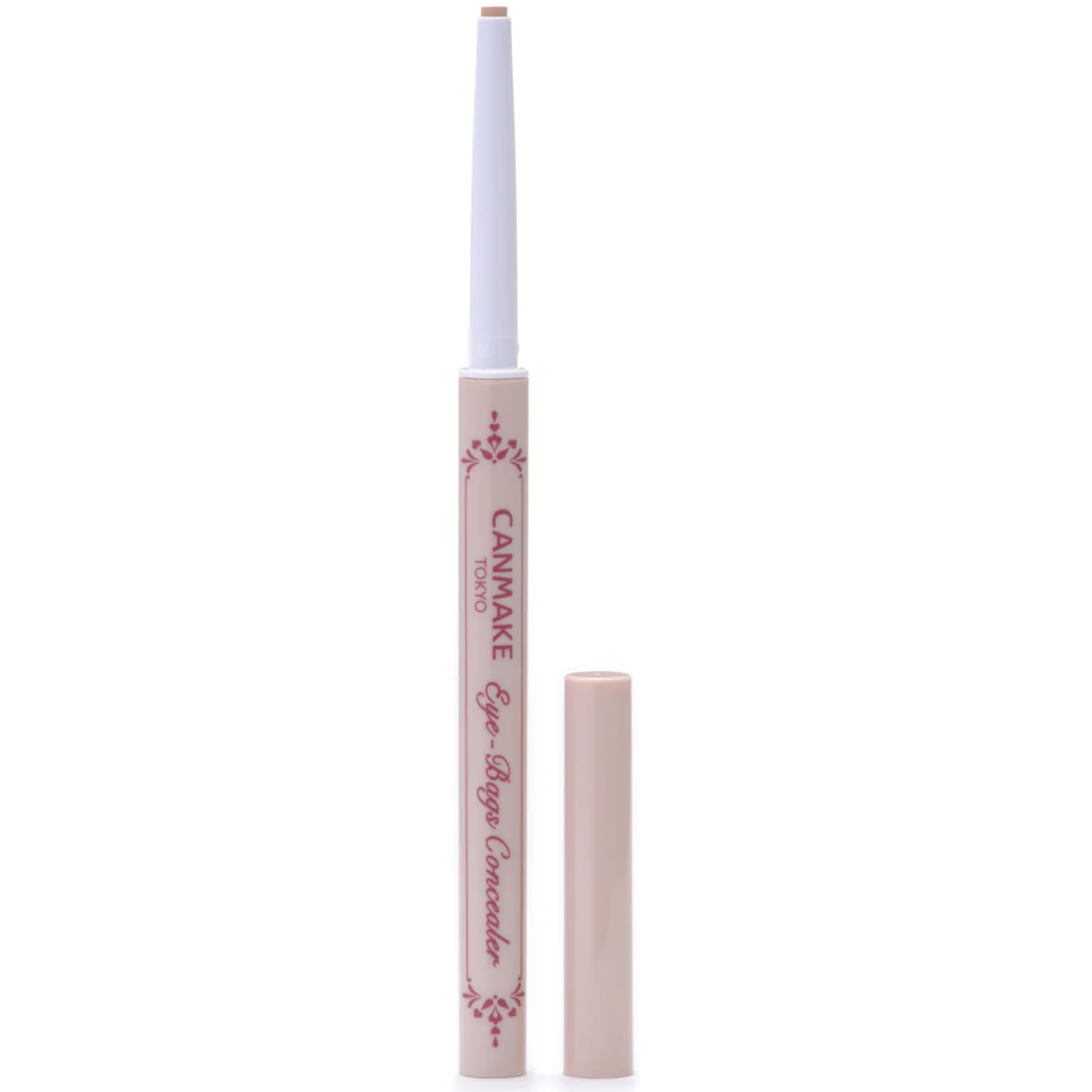 Canmake Pencil Eye Bag Concealer 02 Pink Beige Under Eye Bags Under Eye Bags Makeup Waterproof Freckles Acne Scars Blue Base 1 piece (x 1) 02 pink beige 1 piece (x 1)