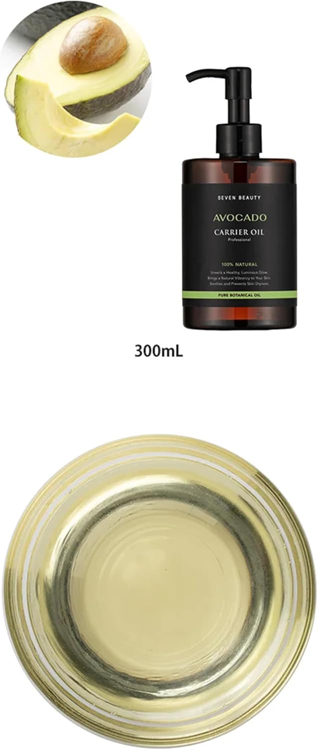 [SEVEN BEAUTY] Масло авокадо, 300 мл [ Базовое масло-носитель aroma face body beauty для лица и тела, для ухода за волосами, для ухода за кожей, carrieroil Kyari Aoi ], фото 2
