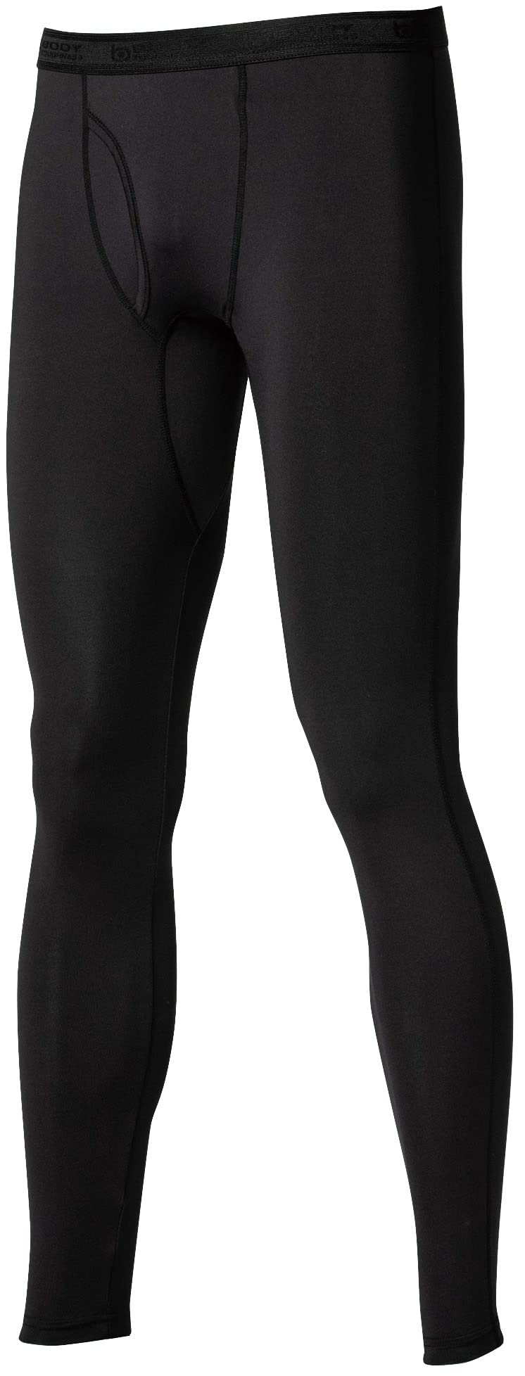 Otafuku Glove JW-633 Men's Summer Long Pants, Front Opening, Compression, Sweat Absorbent, Quick Drying, UV Protection, Contact Cooling, Deodorizing, Black, L Size Black L Solid