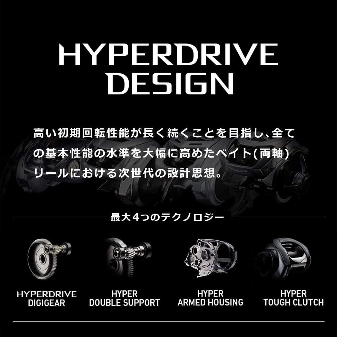 Катушка Daiwa (ДАЙВА) bate 22 Jirion TW HD 1000H/1000HL/1000XH/1000XHL с правым/левым рулевым колесом (модель 2022 года), фото 7