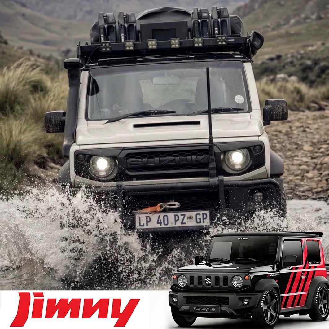 Решетка радиатора Jimny JB64 JB74 JC74 Anger Eye Eyebrow Спортивная передняя решетка для бездорожья Sierra 3-дверный Nomad 5-дверный JIMNY Sierra Nomad Эксклюзивная передняя маска для глаз Внешние детали Стильный дизайн Suzuki / СУЗУКИ с эмблемой Простая установка JIMNY Custom parts Аксессуары, фото 6