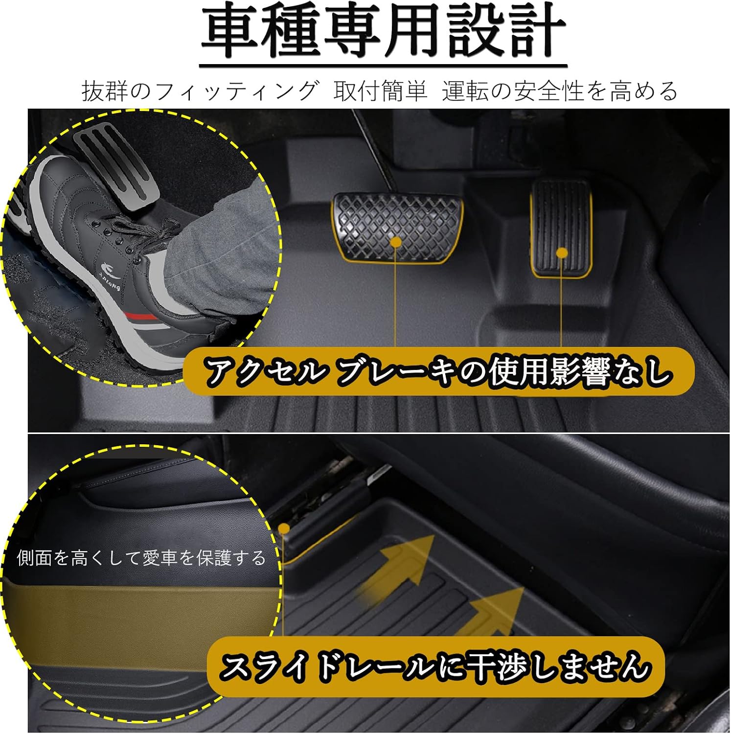Toyota New HARRIER 80 series 3D коврик для пола Трехмерный коврик для пола HARRIER 80 автомобильный коврик Материал TPE Водонепроницаемые характеристики Устойчивость к 2020/6-, фото 6