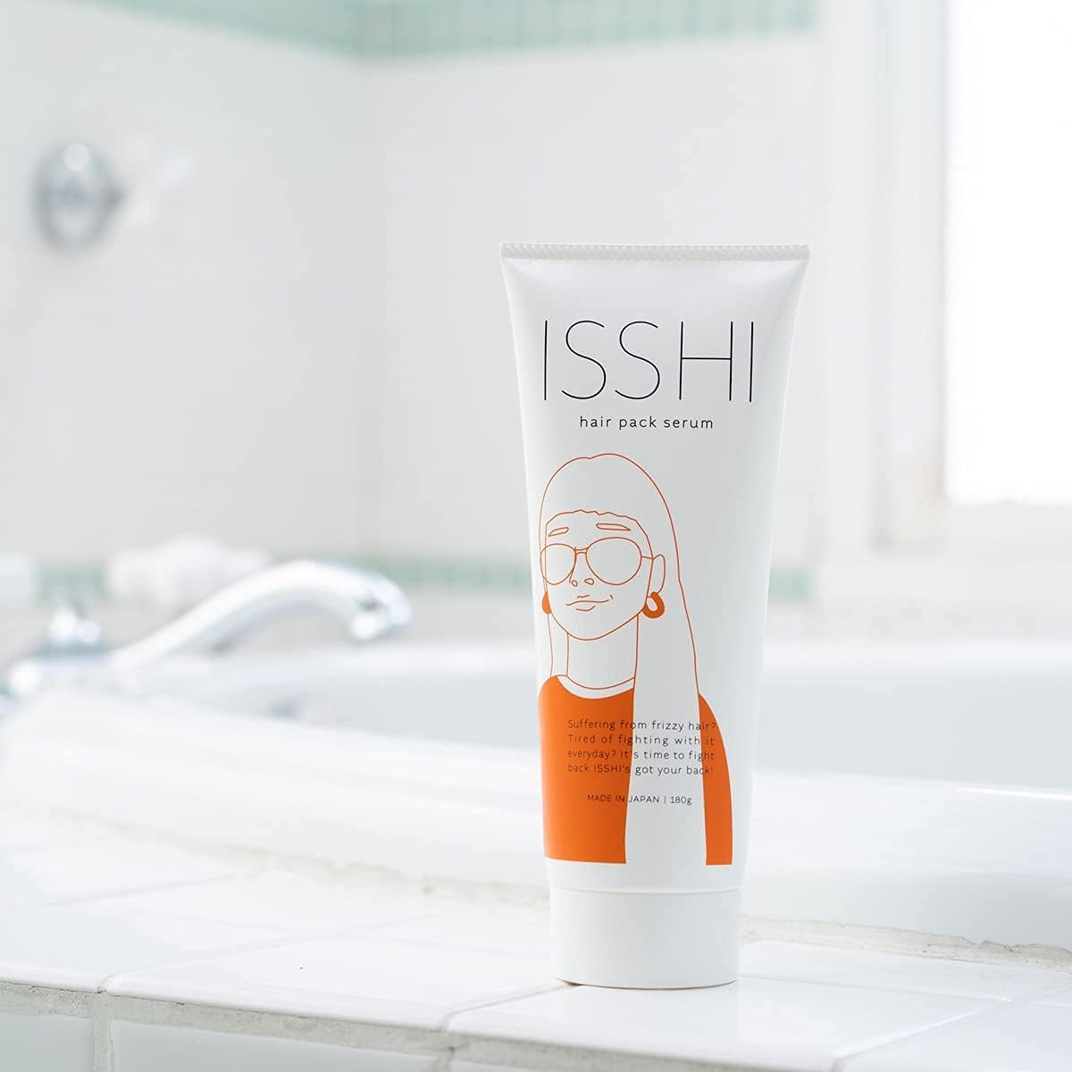 ISSHI Isshi Hair Pack Сыворотка-маска для волос Кислотно-термическая обработка Вьющиеся волосы набухают и распределяются, восстанавливают гладкость и выпрямление (1 штука), фото 7