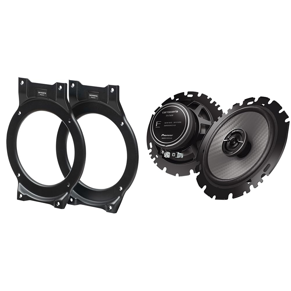 【Set Purchase】Pioneer Jimny/Jimny Sierra Dedicated UD-K127 Sound Quality Improvement Item Rear Inner Baffle Standard Package + TS-F1650 6.5 inches (16 cm) Custom Fit Speaker Coaxial 2-Way High Rear Set Jimney / Sierra [Entry]