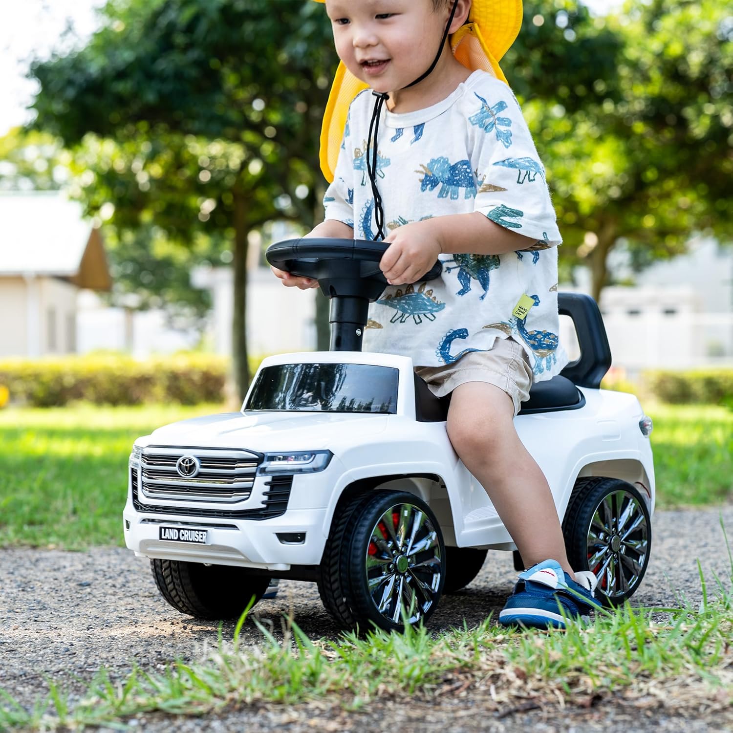 Bee8 Toyota Land Cruiser 300 Черная игрушка для катания на лошадях, игрушка-качалка для ног, 3-летняя игрушка для катания на, фото 4
