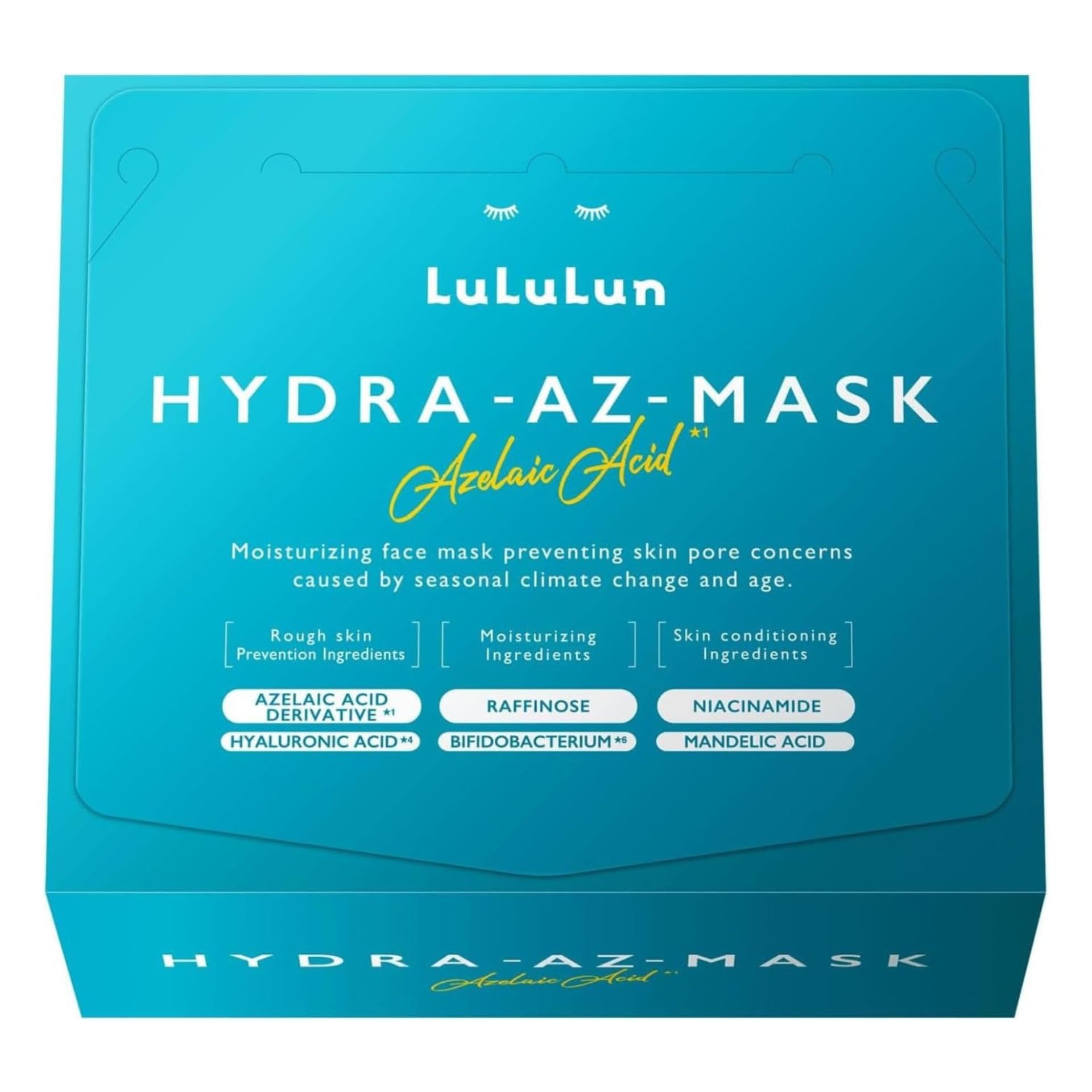 LuLuLun ルルルン ハイドラAZマスク 28枚入り パック フェイスパック シートマスク 顔 保湿 毛穴 大容量 ハイドラAZ 28枚入り