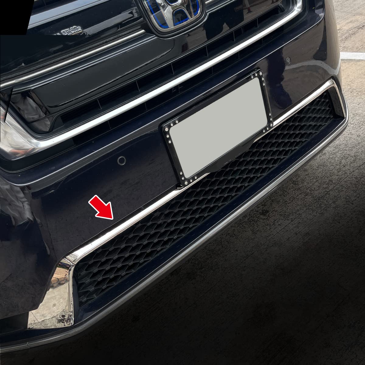 oi-trading Honda New Step Wagon SPADA RP Series RP6 RP7 RP8 May 2022~ Front Bumper Cover Protector Garnish Scratch Prevention 【Material】SUS304 Stainless Steel Mirror Finish Chrome Molding Car