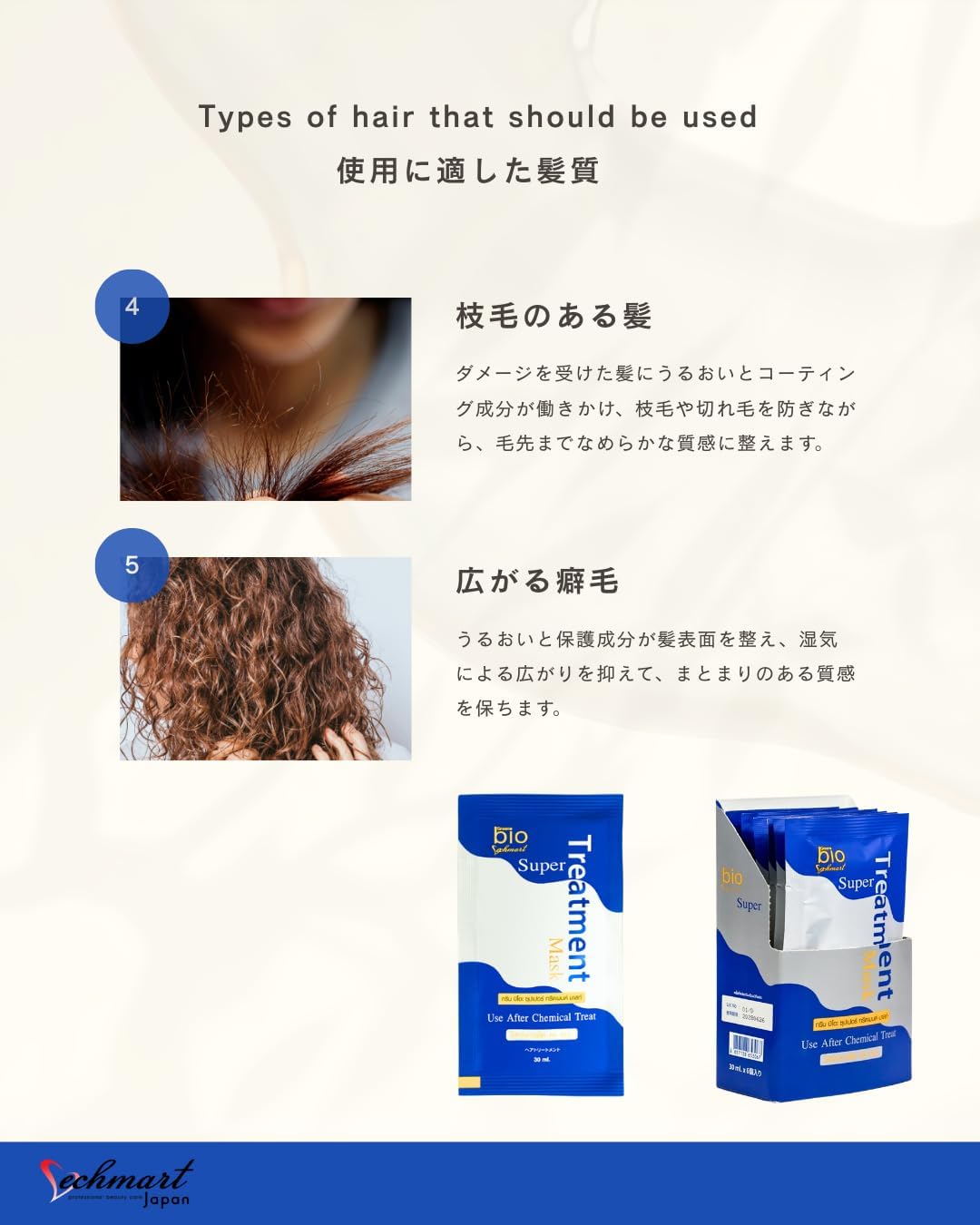[Официальный /регулярно продаваемый продукт] Green bio Super Treatment Mask, 30 мл, содержит кератин и шелк, восстанавливающие и увлажняющие повреждения салонного качества (1, маленькая), фото 5