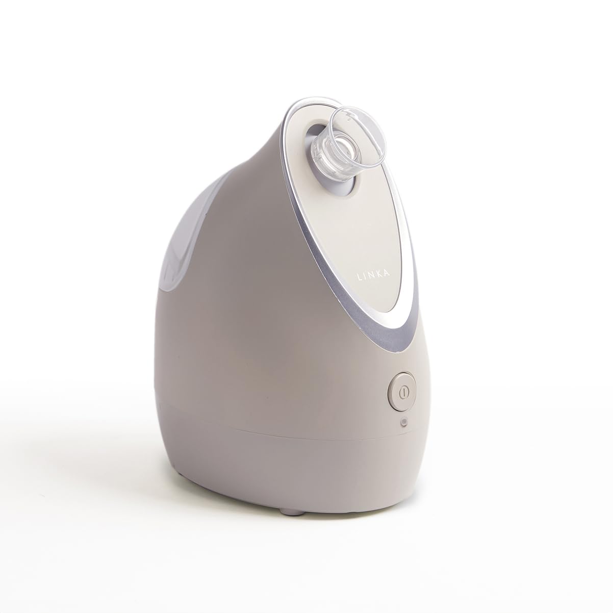 LINKA Ion Facial Steamer, Moisturizing & Pore Care, Facial Beauty Equipment, Aroma Function, Pore Care, Exfoliating (Warm Gray) Gray (Warm Gray)