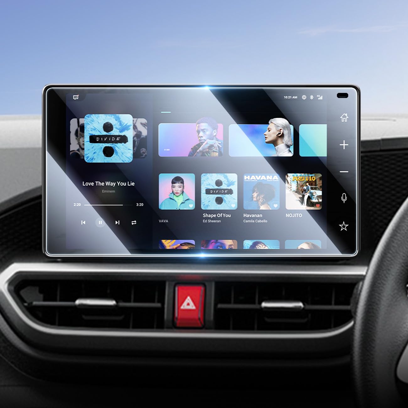 Spacious Car Navigation Glass Protective Film