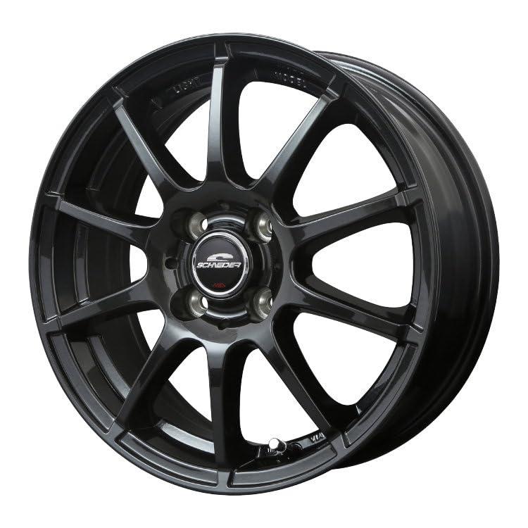 MID SCHNEIDER StaG 14 x 5.5J 4/100 +48 Strong Gunmetal Aluminum Wheels Only Set of 4