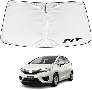 ホンダ フィット GK系 2013年9月-2020年2月 車種専用設計 サンシェード 車 フロント さんしぇーど 暑さ対策 日除け 遮熱 遮光 uvカット 紫外線遮蔽 折り畳み式 収納ポーチ付き 取付簡単 保護パーツ