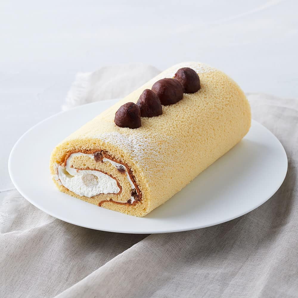 Рулет "Комель" (Японский каштан), Рисовая мука, Без глютена, Подарочный торт, Сладости, Без муки, Выход на пенсию, Переменчивая компания, Выпускной, Поступление в школу, в детский сад, Средний класс, фото 5