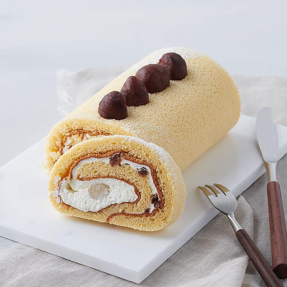 Рулет "Комель" (Японский каштан), Рисовая мука, Без глютена, Подарочный торт, Сладости, Без муки, Выход на пенсию, Переменчивая компания, Выпускной, Поступление в школу, в детский сад, Средний класс, фото 6