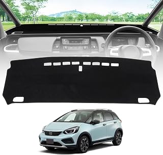 Virauto ホンダ 新型 フィット GR型 ダッシュボードマット GR1 GR2 GR3 GR4 ダッシュボードカバー GR5 GR6 GR7 GR8 車型専用設計 ダッシュマット FIT 4代目 2020年2月～現行 日焼け対策 映り込み軽減 劣化防止 難燃繊維 カー用品 1枚セット